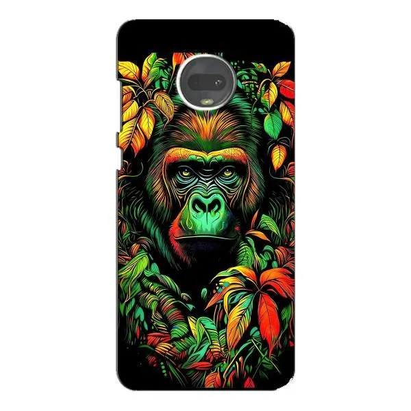 Чехол с принтом «Обезьяна в тропиках» для Motorola MOTO G7 Plus