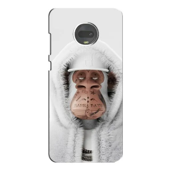 Чехол с принтом «обезьяна NFT в тату» для Motorola MOTO G7