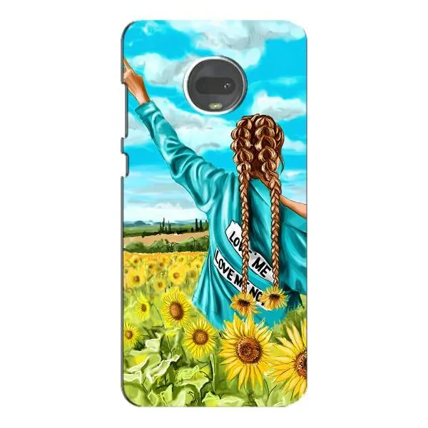 Чехол с принтом «Украиночка» для Motorola MOTO G7