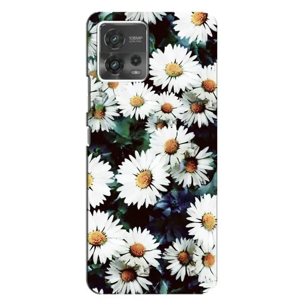 Чехол с принтом «Ромашки» для Motorola MOTO G72