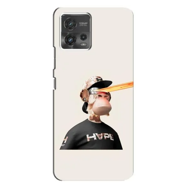 Чехол с принтом «обезьяна NFT в очках» для Motorola MOTO G72