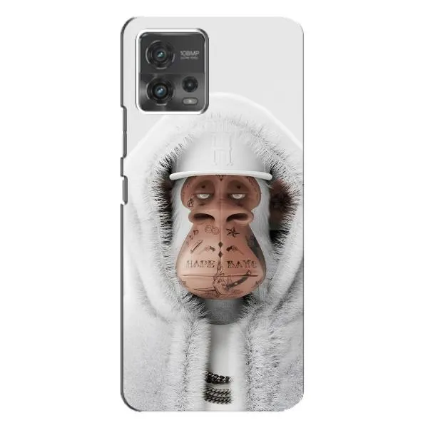 Чехол с принтом «обезьяна NFT в тату» для Motorola MOTO G72