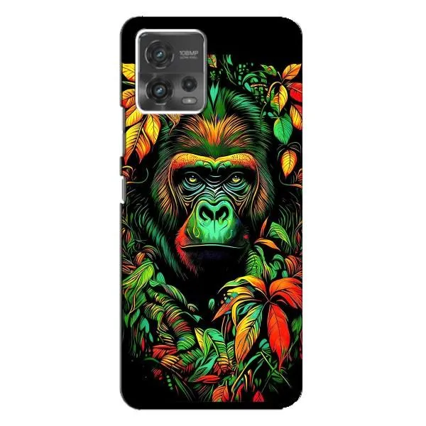 Чехол с принтом «Обезьяна в тропиках» для Motorola MOTO G72