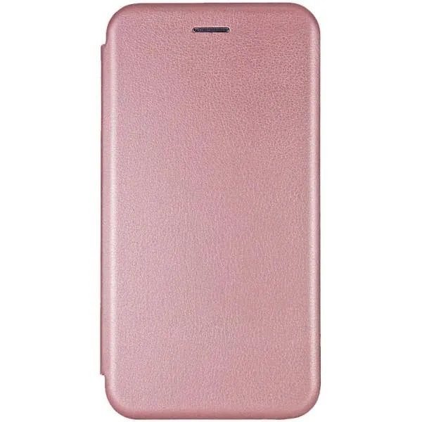 Кожаный чехол-книжка Classy для Motorola Moto G75 5G — Rose Gold — фото 1