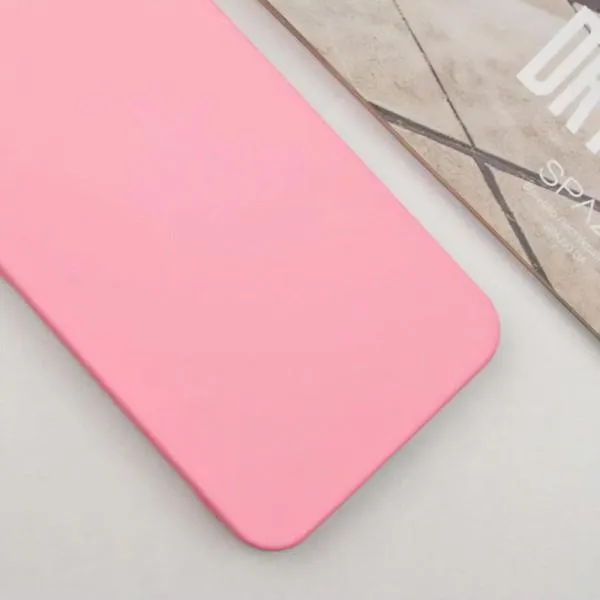 Чехол Silicone Cover Lakshmi Full Camera (AA) with Magnetic Fit для Motorola Moto G75 5G — Розовый — фото 2