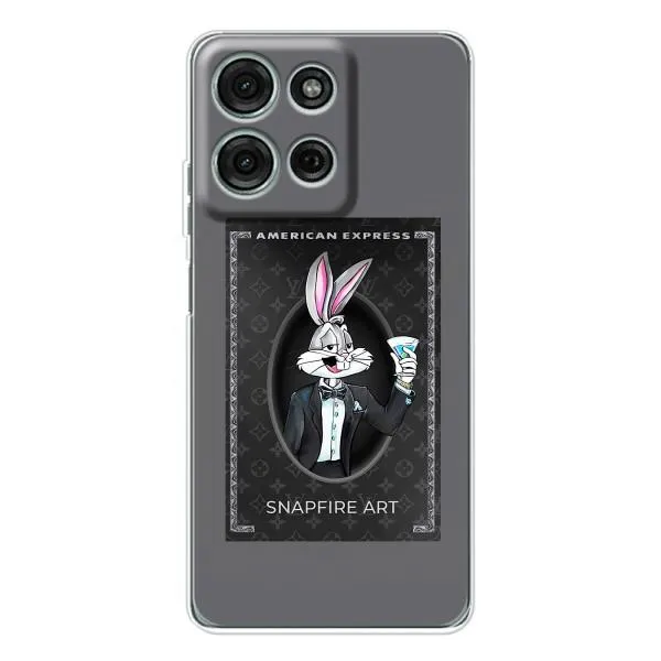 Чехол с принтом «Бакс Бани LV» для Motorola Moto G75