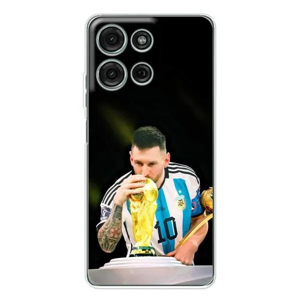 Чехол с принтом «Кубок Месси» для Motorola Moto G75