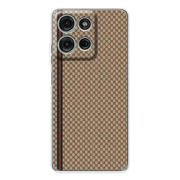 Чехол с принтом «Гуччи полоса» для Motorola Moto G75