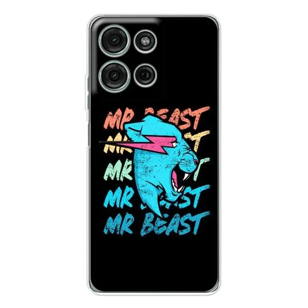 Чехол с принтом «logo Mr beast» для Motorola Moto G75