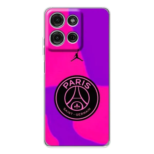 Чехол с принтом «яркий ПСЖ» для Motorola Moto G75