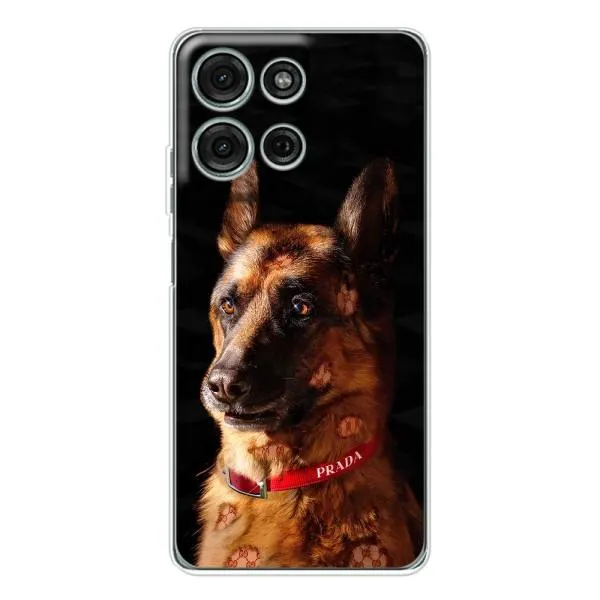Чехол с принтом «Овчарка» для Motorola Moto G75