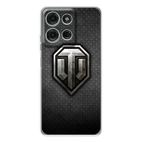 Чехол с принтом «Лого Tanks» для Motorola Moto G75