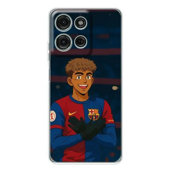 Чохол з принтом «Футболіст Ямаль» для Motorola Moto G75 Чохол з принтом «Футболіст Ямаль» для Motorola Moto G75