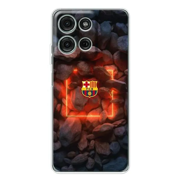 Чехол с принтом «ФК Барселона» для Motorola Moto G75