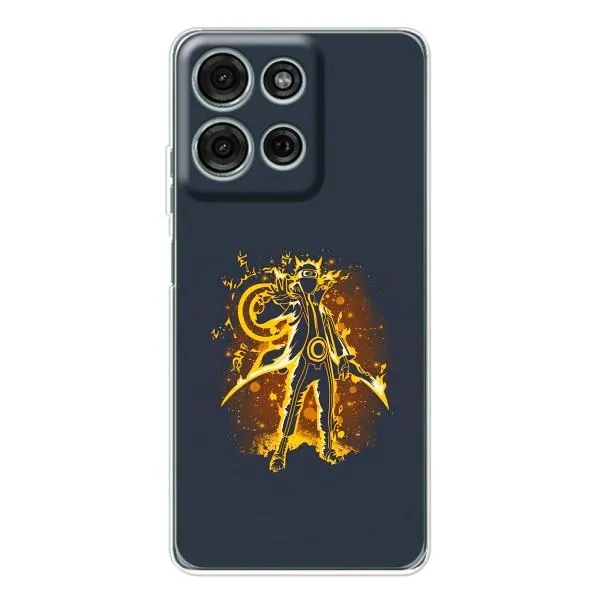 Чехол с принтом «золотой Наруто» для Motorola Moto G75
