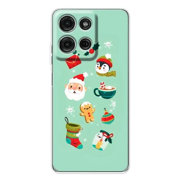 Чехол с принтом «Настроение НГ» для Motorola Moto G75