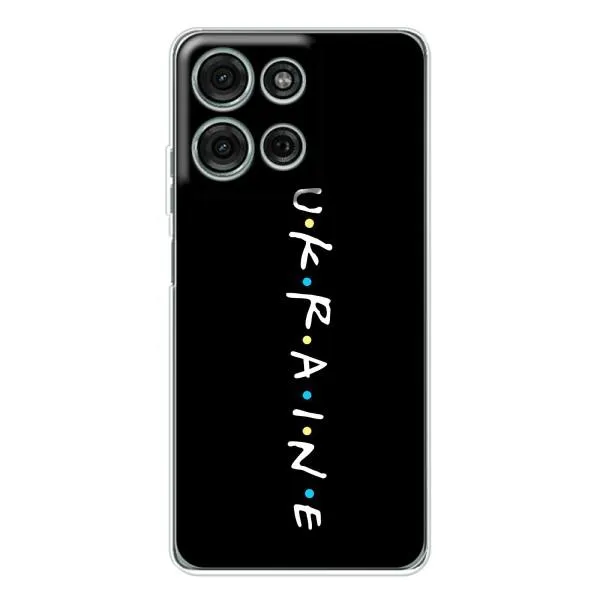 Чехол с принтом «UKRAINE» для Motorola Moto G75