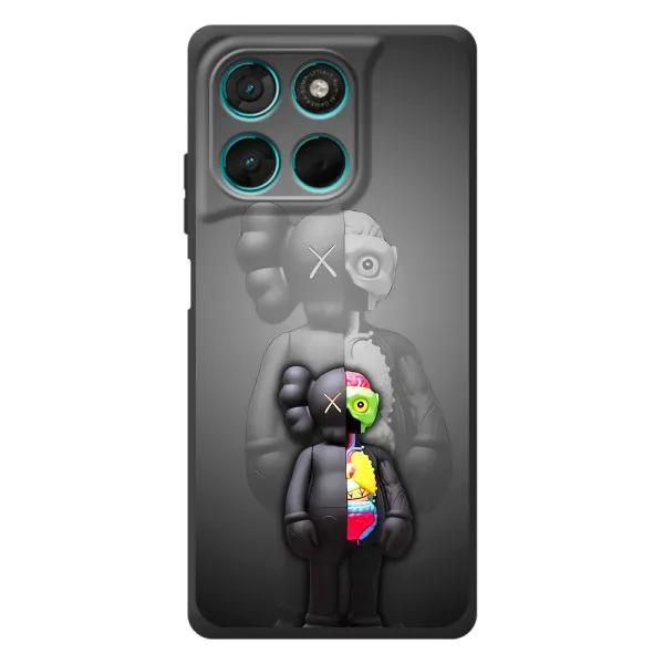 Чехол с принтом «Тело Bearbrick» для Motorola Moto G77