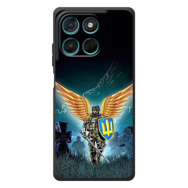 Чехол с принтом «Солдат ЗСУ» для Motorola Moto G77