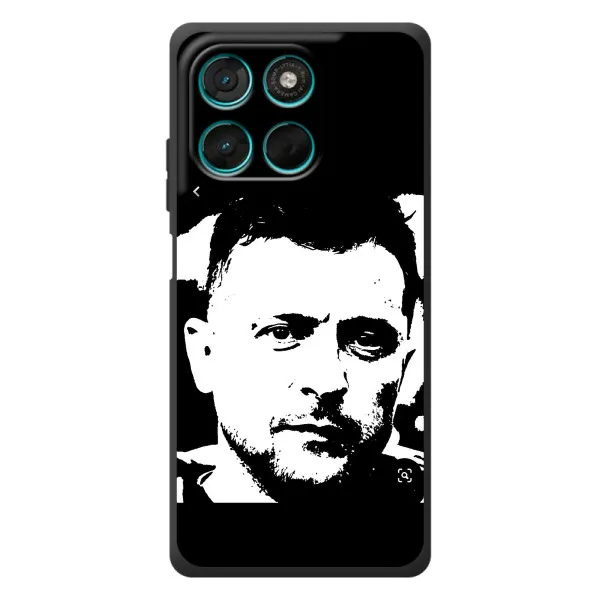 Чехол с принтом «Зеленский АРТ» для Motorola Moto G77