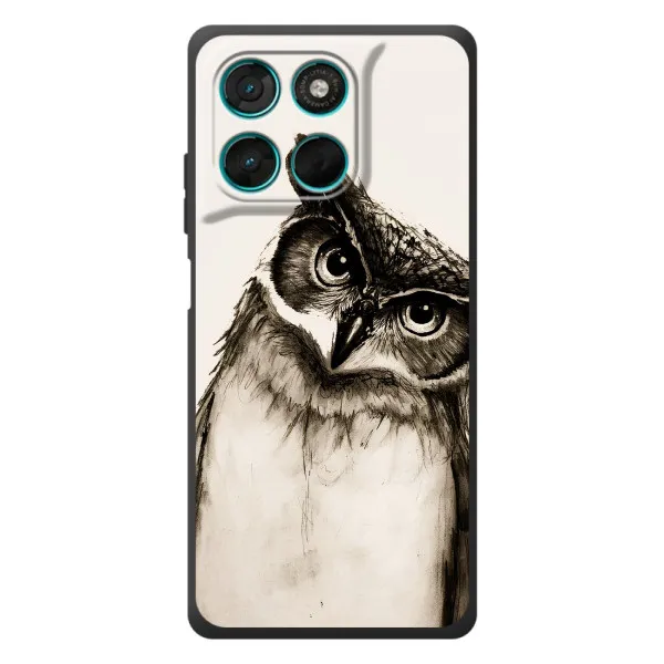 Чехол с принтом «Сова» для Motorola Moto G77