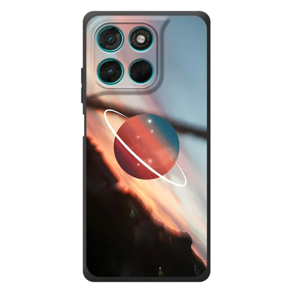 Чехол с принтом «Сатурн» для Motorola Moto G77