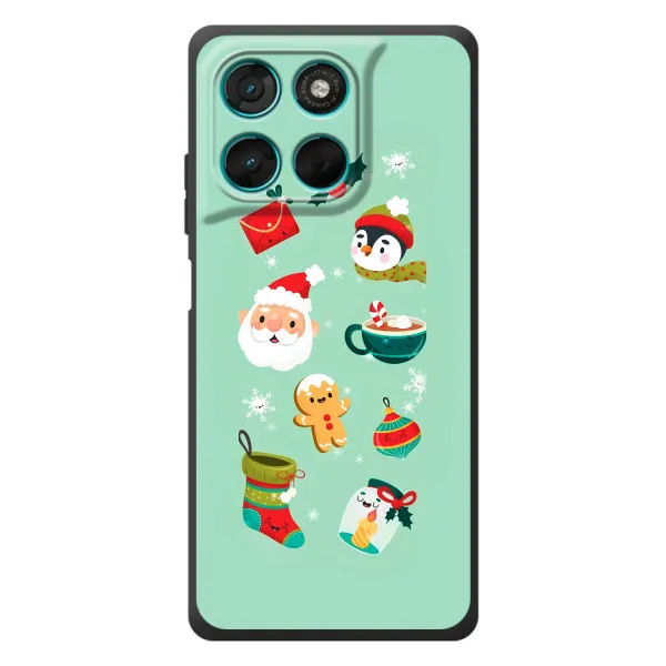 Чехол с принтом «Настроение НГ» для Motorola Moto G77