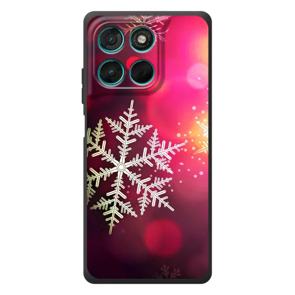 Чехол с принтом «Снежинка» для Motorola Moto G77