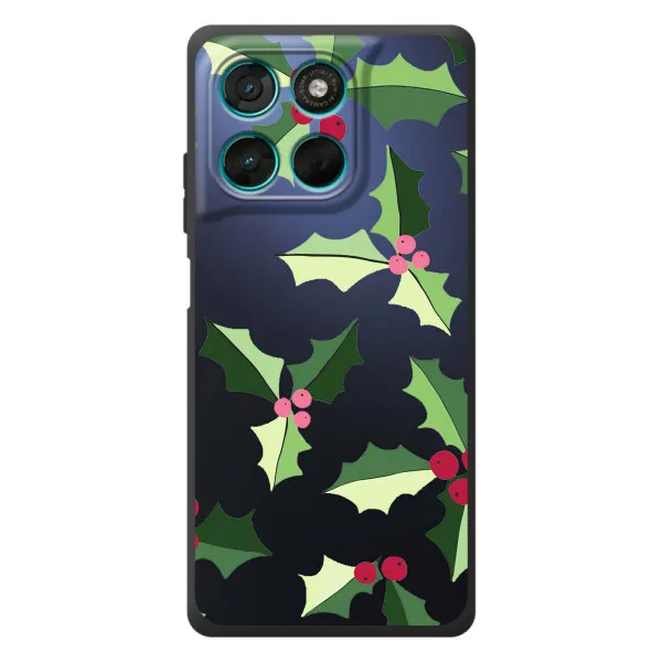 Чохол з принтом «Різдвяний фон» для Motorola Moto G77
