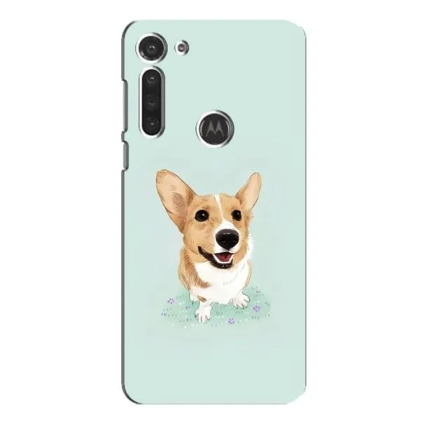 Чехол с принтом «Корги» для Motorola MOTO G8