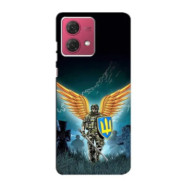 Чехол с принтом «Солдат ЗСУ» для Motorola MOTO G84