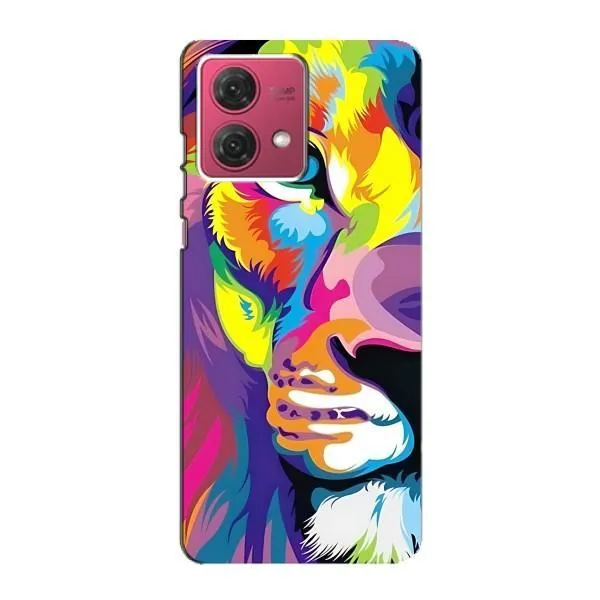 Чехол с принтом «Яркий Лев» для Motorola MOTO G84