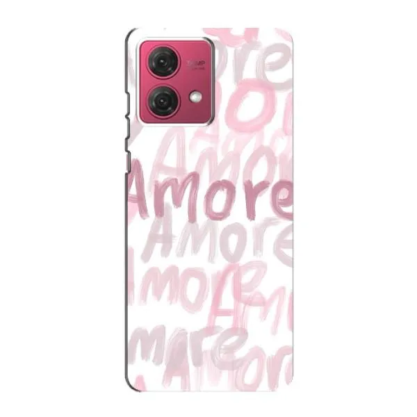 Чехол с принтом «Аморе любовь» для Motorola MOTO G84