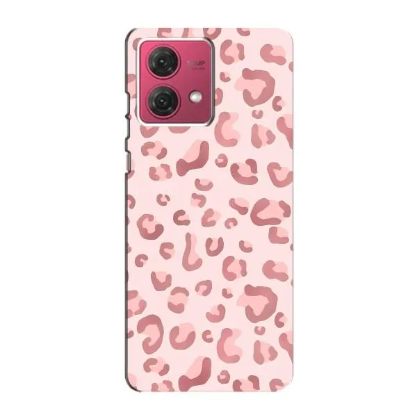 Чехол с принтом «Розовый леопард» для Motorola MOTO G84