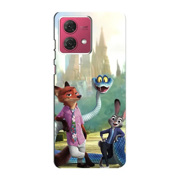 Чехол с принтом «Герои мультфильма Зверополис» для Motorola MOTO G84