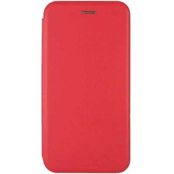 Кожаный чехол-книжка Classy для Motorola Moto G85 — Красный — фото 1