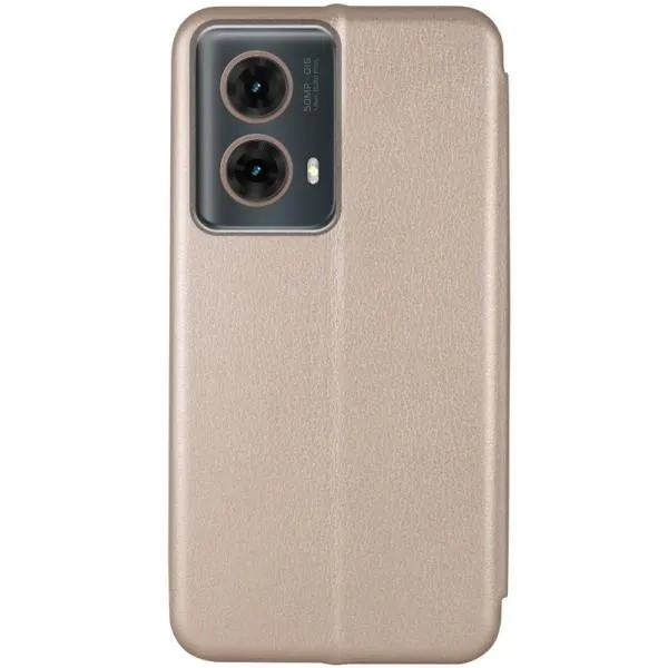 Кожаный чехол-книжка Classy для Motorola Moto G85 — Золотой — фото 2 Кожаный чехол-книжка Classy для Motorola Moto G85 — Золотой — фото 2