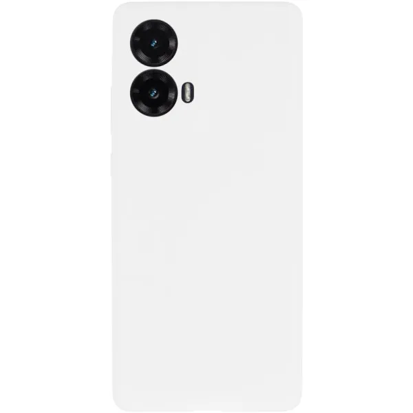 Чехол Silicone Cover Lakshmi Full Camera (AAA) для Motorola Moto G85 — Белый — фото 1