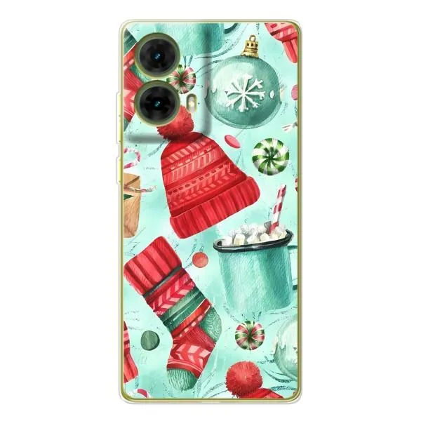 Чехол с принтом «Одежда НГ» для Motorola MOTO G85