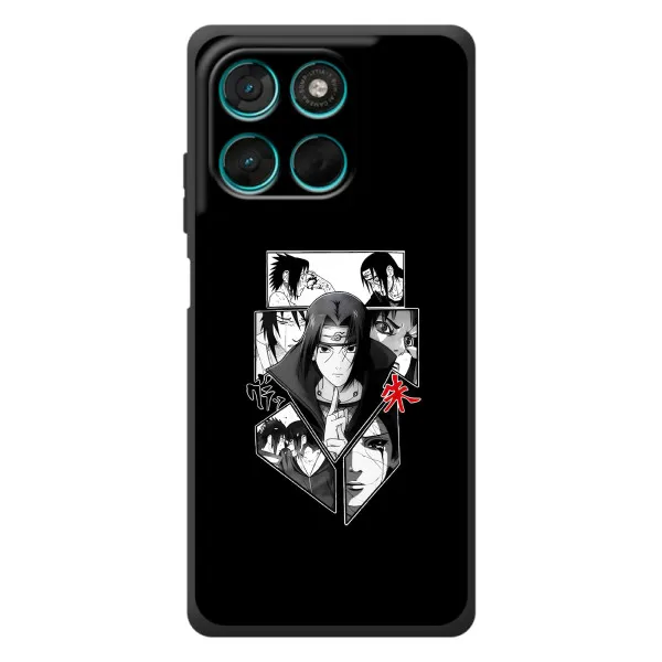 Чехол с принтом «коллаж Итачи» для Motorola MOTO G86 Power