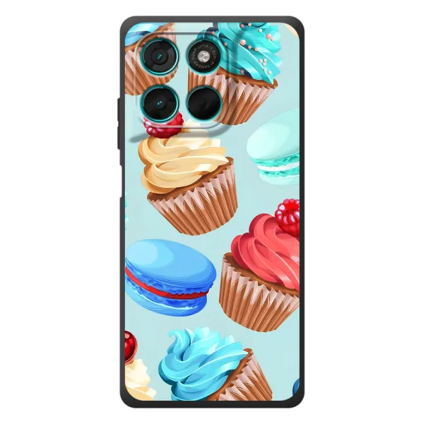 Чехол с принтом «Кексики» для Motorola MOTO G86 Power