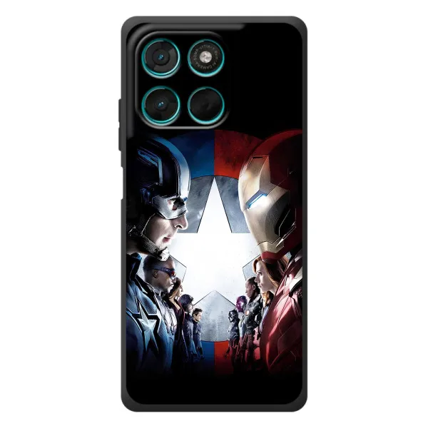 Чехол с принтом «Марвел стайл» для Motorola MOTO G86 Power