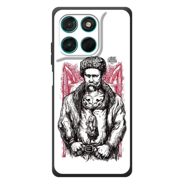 Чехол с принтом «Козак Шевченко» для Motorola MOTO G86 Power