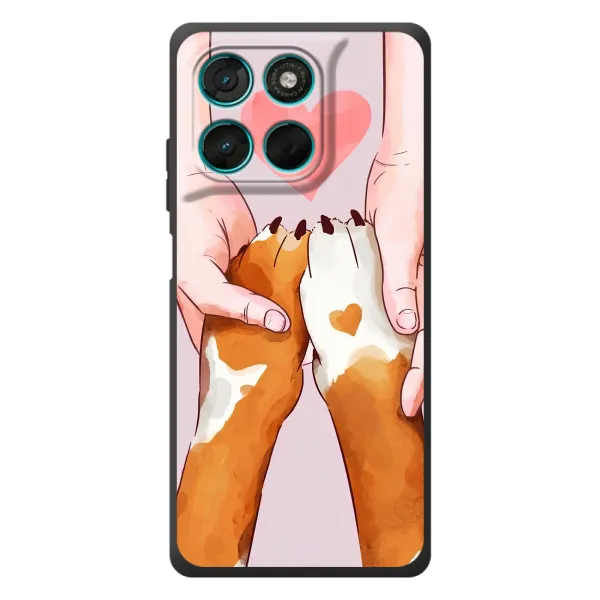 Чехол с принтом «Любовь к собакам» для Motorola MOTO G86 Power