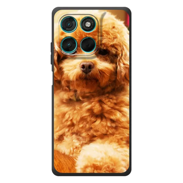 Чехол с принтом «Щенок Бишон» для Motorola MOTO G86 Power