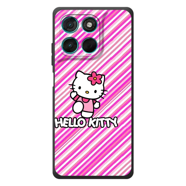 Чехол с принтом «Hello Kytty» для Motorola MOTO G86 Power