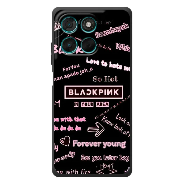 Чехол с принтом «BLACKPINK» для Motorola MOTO G86 Power