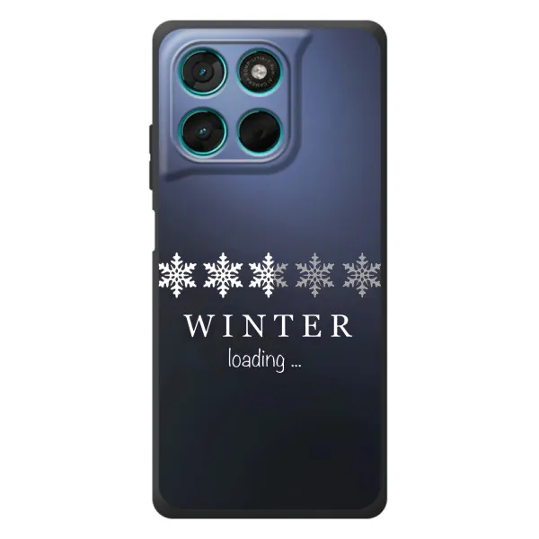 Чохол з принтом «Winter loading» для Motorola MOTO G86 Power
