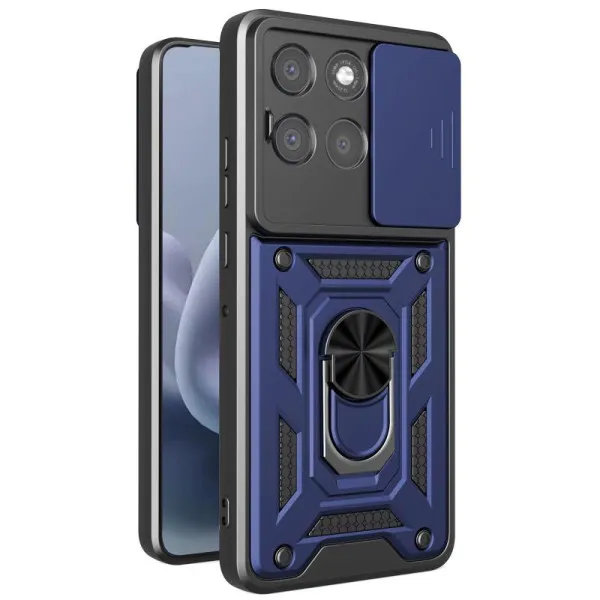 Чехол Ummi Camshield Serge Ring для Motorola Moto G86 5G — Синий