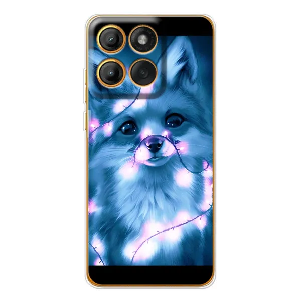 Чехол с принтом «Яркая лисичка» для Motorola MOTO G86